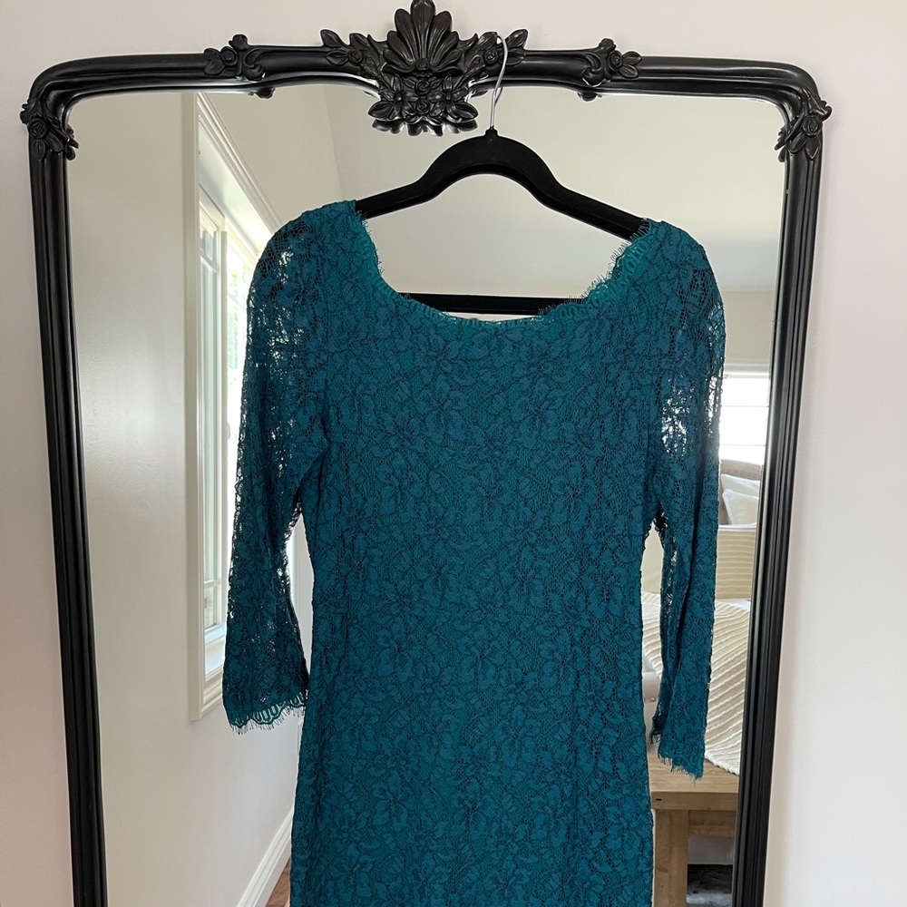 Diane von Furstenberg Emerald Zarita Lace Dress